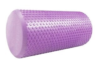 Массажный ролик для йоги SANRO Foam roll 30*15 см светло-фиолетовый цена и информация | Товары для йоги | kaup24.ee