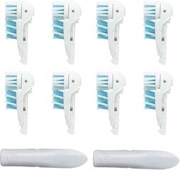 Сменные насадки для зубной щетки, совместимые с Oral-B Cross Action Power 3733 4732, вращающаяся головка и перекрещенные щетинки цена и информация | Насадки для электрических зубных щеток | kaup24.ee