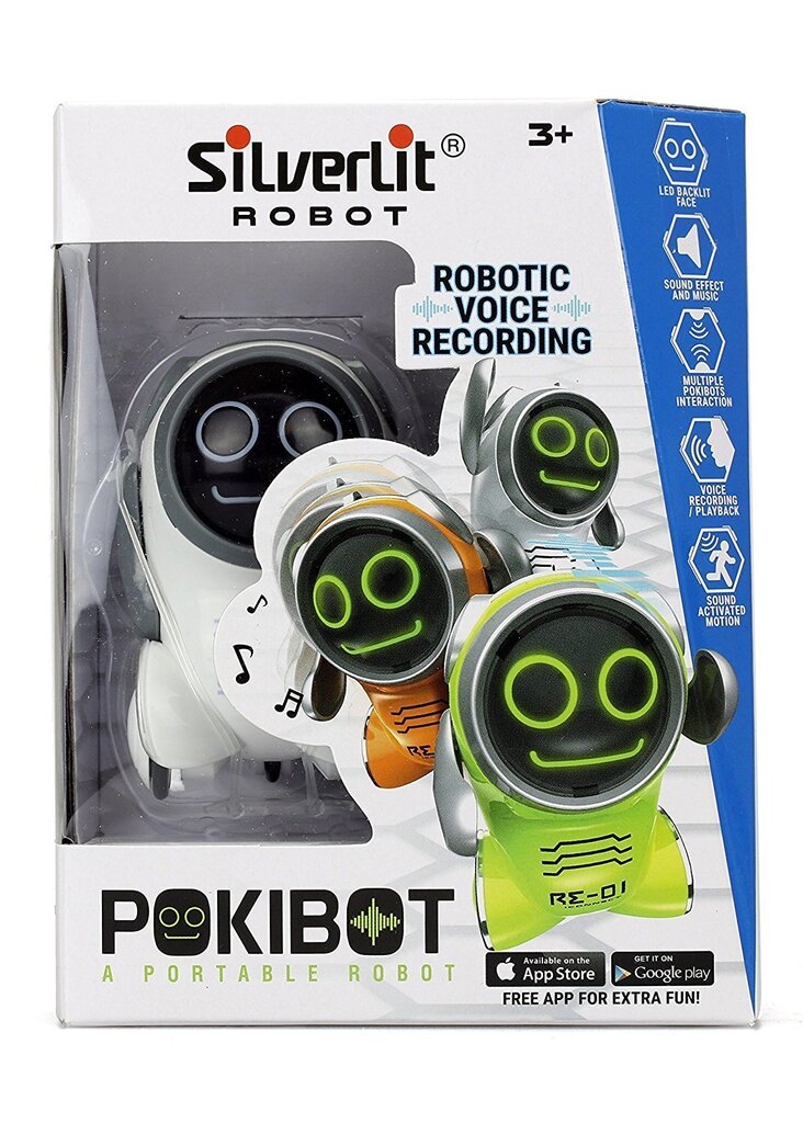 Interaktiivne robot „Pokibot“ Silverlit hind ja info | Poiste mänguasjad | kaup24.ee