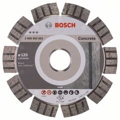 Teemantkett Bosch Best for Concrete 125x22x2,3mm цена и информация | Механические инструменты | kaup24.ee