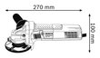 Elektriline nurklihvija Bosch GWS 750-125 Professional hind ja info | Lihvmasinad ja ketaslõikurid | kaup24.ee