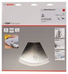 Bosch режущий диск Top Precision Best for Multi Material 305 x 30мм цена и информация | Запчасти для садовой техники | kaup24.ee