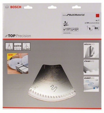 Lõikeketas Bosch Top Precision Best for Multi Material 305 x 30mm цена и информация | Aiatööriistade lisatarvikud | kaup24.ee