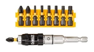 Набор поворотных наконечников Dewalt Torsion DT70578T-QZ, 10 шт. цена и информация | Механические инструменты | kaup24.ee