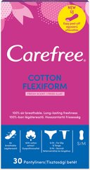 CAREFREE Flexiform Fresh pesukaitsmed, 30 tk. hind ja info | Tampoonid, hügieenisidemed, menstruaalanumad | kaup24.ee