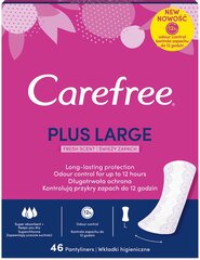 CAREFREE Large Fresh pesukaitsmed, 46 tk. hind ja info | Tampoonid, hügieenisidemed, menstruaalanumad | kaup24.ee