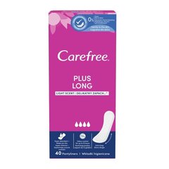 CAREFREE Long Plus pesukaitsed, 40 tk hind ja info | Tampoonid, hügieenisidemed, menstruaalanumad | kaup24.ee