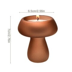 Hot Sells-Seeneküünla klaas 6,5*7cm Vaha õhtusöök Creative Candle Dripless for Holiday цена и информация | Подсвечники, свечи | kaup24.ee