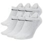 „ Nike White Everyday Cushioned Cushioned Socks 6 Pack SX7675-100 hind ja info | Meeste sokid | kaup24.ee