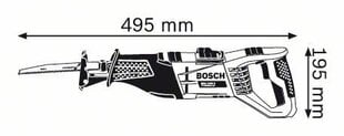 Elektriline lineaarne saag Bosch GSA 1100 E hind ja info | Elektrilised saed, mootorsaed ja tarvikud | kaup24.ee