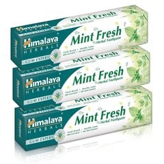 Himalaya hambapasta Fresh Mint 75 ml X 3 tuubi hind ja info | Suuhügieen | kaup24.ee