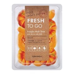 Pinguldav lehtmask TonyMoly Fresh To Go Pumpkin, 1 tk hind ja info | Näomaskid, silmamaskid | kaup24.ee