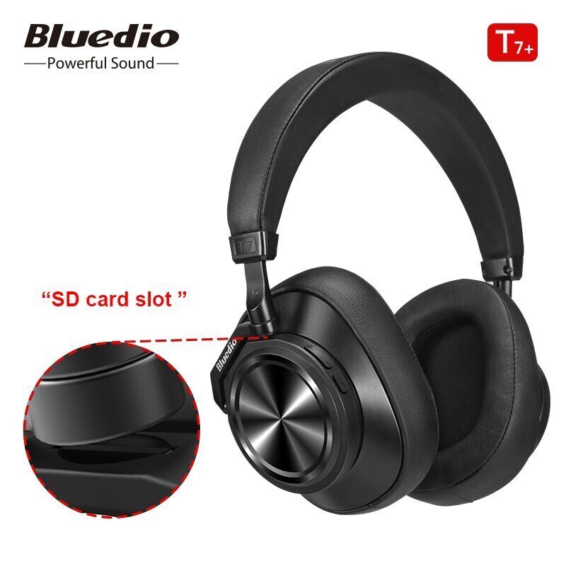 Bluedio T7+ ANC Black цена и информация | Kõrvaklapid | kaup24.ee