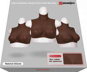 Xx-Dreamstoys Ultra Realistic Breast Form Black Size S цена и информация | Сексуальное женское белье | kaup24.ee