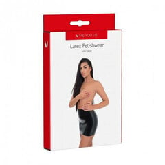 Seksikas seelik Me You Us Latex Mini Skirt, S, must hind ja info | Naiste sekspesu | kaup24.ee