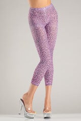 Bewicked Pink Leopard Pantyhose - PK / OS цена и информация | Сексуальное женское белье | kaup24.ee