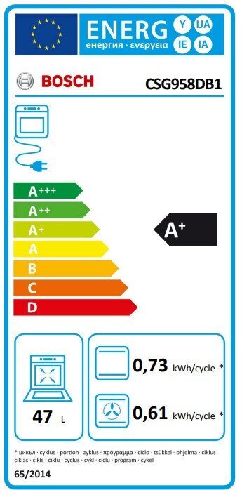 Bosch CSG958DB1 цена и информация | Ahjud | kaup24.ee