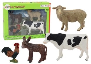 Loomakujude komplekt Lean Toys, 4 tk hind ja info | Poiste mänguasjad | kaup24.ee