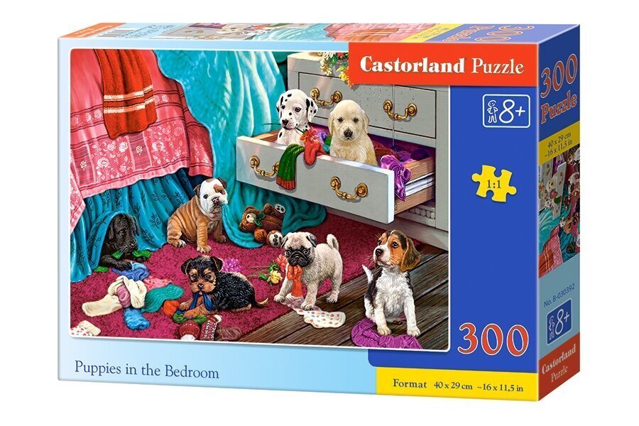 Pusle Castorland Puppies in the Bedroom, 300-osaline цена и информация | Pusled | kaup24.ee