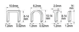 Klambripüstol Yato 6–14 mm YT-7001 hind ja info | Käsitööriistad | kaup24.ee