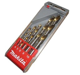 Puuriotsikute komplekt metalli puurimiseks Makita HSS (D-30514), 5 tk цена и информация | Механические инструменты | kaup24.ee