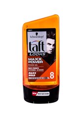 Maksimaalselt fikseeritav juuksegeel meestele Schwarztkopf Taft Looks Maxx Power 150 ml hind ja info | Viimistlusvahendid juustele | kaup24.ee