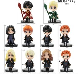 10 tk 7cm Harry Potteri figuurid Anime Q versioon PVC nukumänguasi filmid autokoogi kaunistus hind ja info | Mudelautode kollektsioneerimine | kaup24.ee