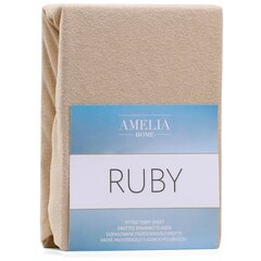 AmeliaHome махровая простыня с резинкой Ruby, 200x200 см цена и информация | Простыни | kaup24.ee