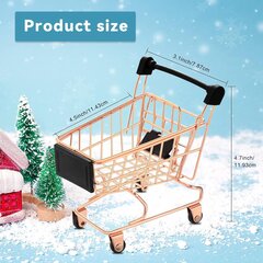 Hotop 3 Piece Mini Shopping Trolley Clipboard для ручек, косметики цена и информация | Канцелярские товары | kaup24.ee