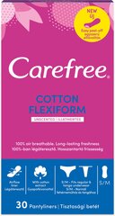 CAREFREE Flexiform pesukaitsmed, 30 tk цена и информация | Тампоны, гигиенические прокладки для критических дней, ежедневные прокладки | kaup24.ee