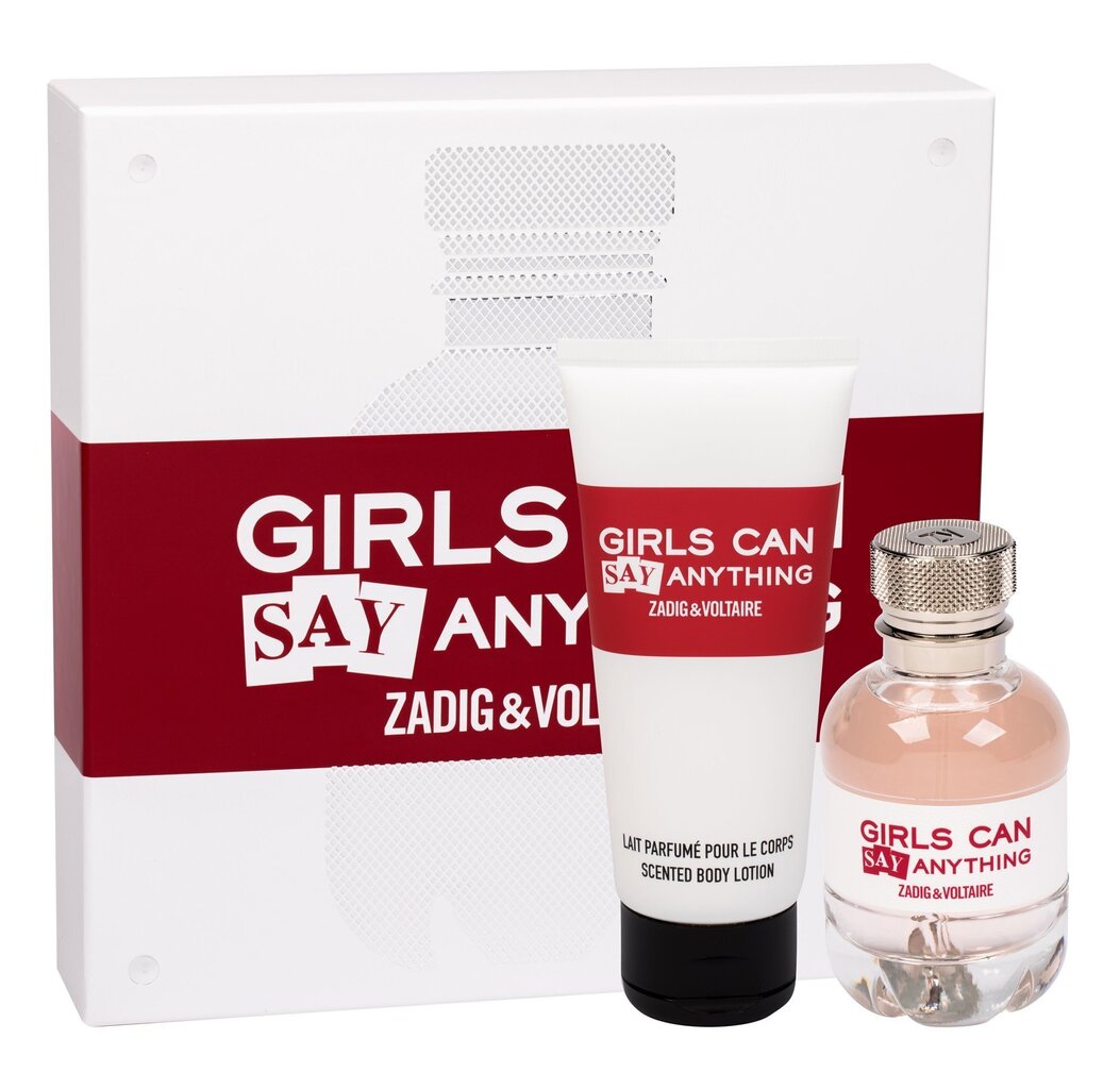 Komplekt Zadig & Voltaire Girls Can Say Anything naistele: EDP 50 ml + kehakreem 100 ml hind ja info | Naiste parfüümid | kaup24.ee