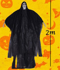 2 m rippuv kummitus KTV baar Halloweeni kaunistused kummitus Halloween õudusfilm rekvisiidid kummitus valgustatud silmad keha kummituslik maja Garland nukk цена и информация | Аппликации, декорации, наклейки | kaup24.ee