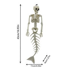 Skelett loom 100% plastist loom luustik luud õudus Halloween jõulude rekvisiit loom vares skelett kaunistus uusaasta hind ja info | Aplikatsioonid, dekoratsioonid, kleebised | kaup24.ee