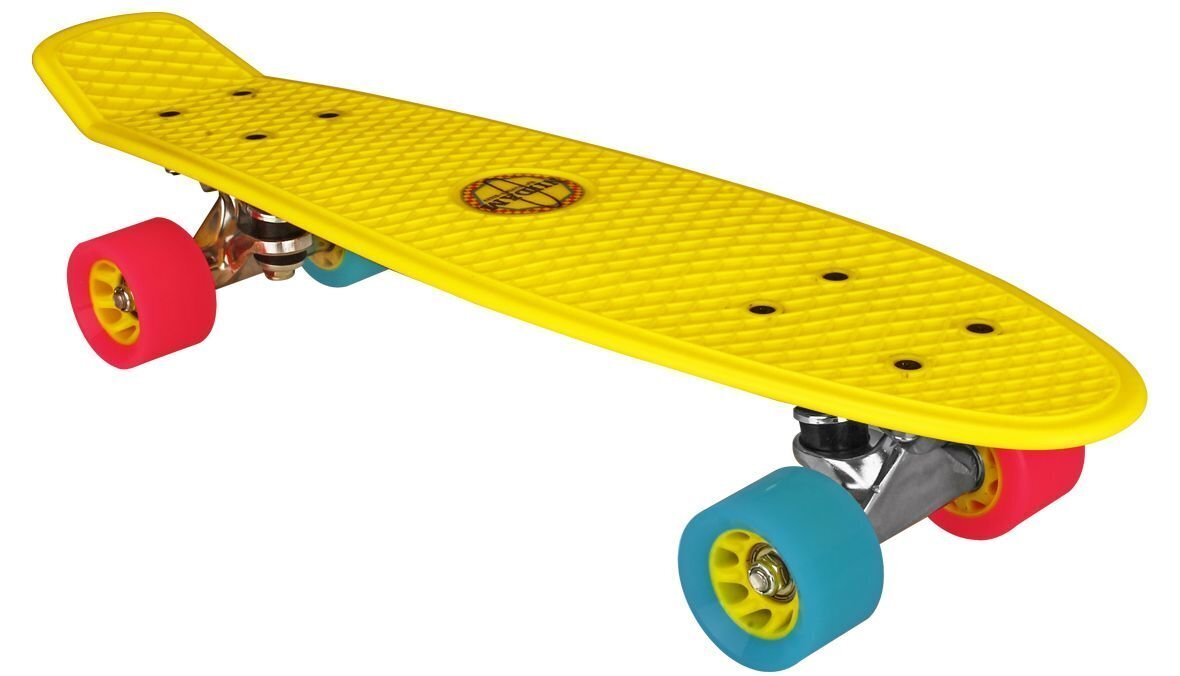 Rula Pennyboard Nijdam 52NF 57cm, kollane hind ja info | Rulad | kaup24.ee