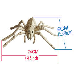 Hiir Skorpion nahkhiir karu ämblik ükssarvik madu vares sisalik õuduspeo kaunistus skelett halloweeni rekvisiidid luud jahitud loom цена и информация | Аппликации, декорации, наклейки | kaup24.ee
