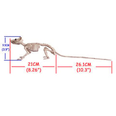 Hiir Skorpion nahkhiir karu ämblik ükssarvik madu vares sisalik õuduspeo kaunistus skelett halloweeni rekvisiidid luud jahitud loom цена и информация | Аппликации, декорации, наклейки | kaup24.ee