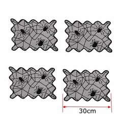 Halloweeni kaunistus pits ämblikuvõrk luustik Kolju laudlina jooksja must kamin mantel sall ürituse peokaunistusvarustus hind ja info | Aplikatsioonid, dekoratsioonid, kleebised | kaup24.ee