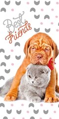 Полотенце для детей Best Friends, 70x140 см цена и информация | Полотенца | kaup24.ee