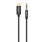 Baseus Yiven audio M01 USB type-C / mini-jack (3,5 mm) 1,2 m juhe, Must hind ja info | Mobiiltelefonide kaablid | kaup24.ee