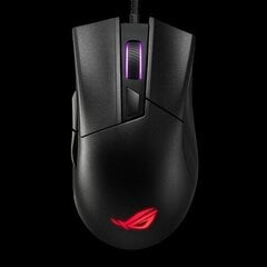 Asus ROG Gladius II Core, черный цена и информация | Мыши | kaup24.ee