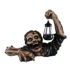 Uus loominguline latern Zombie Terror Halloweeni õuekujundus aia zombie kuju koos patarei laternaga zombie õue цена и информация | Аппликации, декорации, наклейки | kaup24.ee