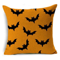 Kollase kõrvitsa seeria Halloweeni-teemaline padjapüür Diivanipadja kate piduliku kingituse peokaunistus 40*40cm/45*45cm/50*50cm hind ja info | Aplikatsioonid, dekoratsioonid, kleebised | kaup24.ee