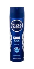 Спрей-дезодорант для мужчин Nivea Men Cool Kick 150 мл цена и информация | Дезодоранты | kaup24.ee