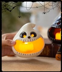 Halloween laterna küünla hoidja valge kummitus kummitus teeküünla hoidjad viinud цена и информация | Праздничные декорации | kaup24.ee