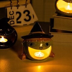 Halloween latern nõid küünla hoidja väike teevalgus viinud küünla hoidjad цена и информация | Праздничные декорации | kaup24.ee