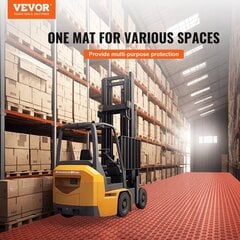 Соединяемые гаражные плитки Vevor, 305 x 305 x 13,4 мм, 25 шт цена и информация | Плитка на пол | kaup24.ee