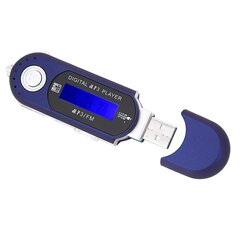 Mp3-mängija kõrvaklappidega 8gb, kaasaskantav muusika MP3-USB-mängija LCD-ekraaniga FM-raadio kõndimiseks ja jooksmiseks (sinine) kaina ir informacija | Kõrvaklapid | kaup24.ee