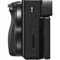 Sony A6100(ILCE-6100) body, Must цена и информация | Fotoaparaadid | kaup24.ee