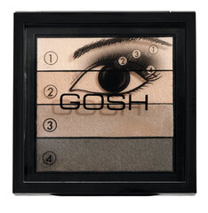 Lauvärvipalett Gosh Smokey Eyes Palette 8 g, 02 Brown цена и информация | Тушь, средства для роста ресниц, тени для век, карандаши для глаз | kaup24.ee