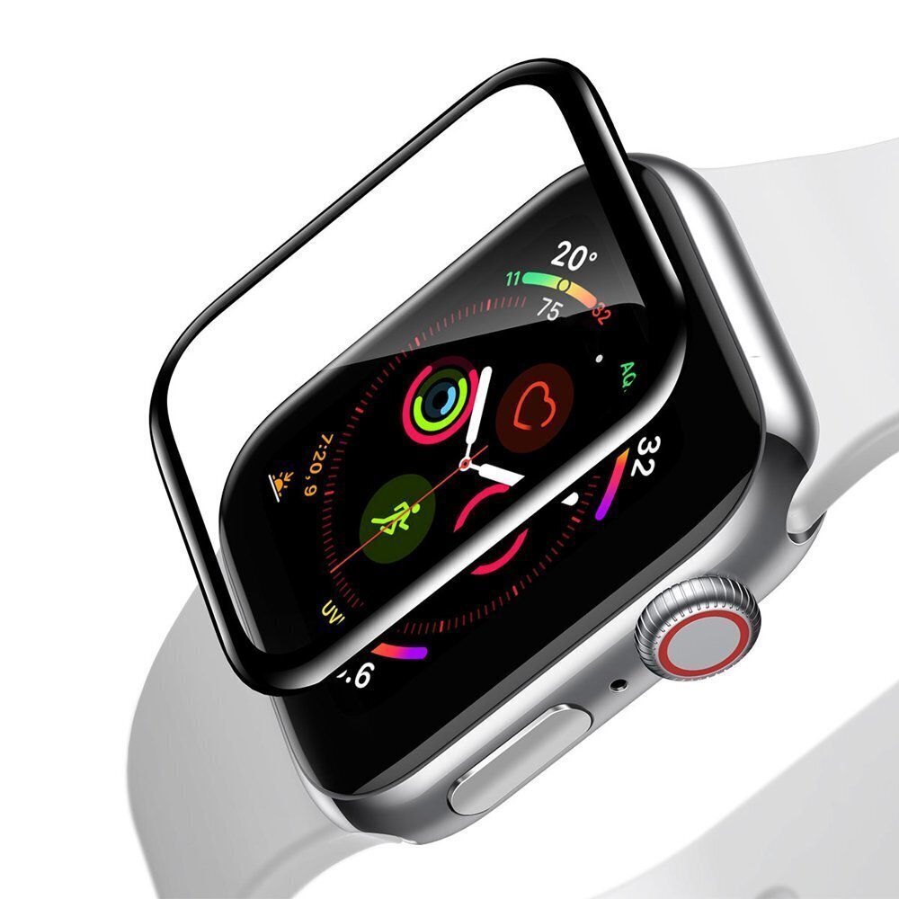 Baseus 0.2mm Full-screen curved Kella kaitsekile Apple Watch 4 40mm (SGAPWA4-G01) цена и информация | Nutikellade ja nutivõrude tarvikud | kaup24.ee